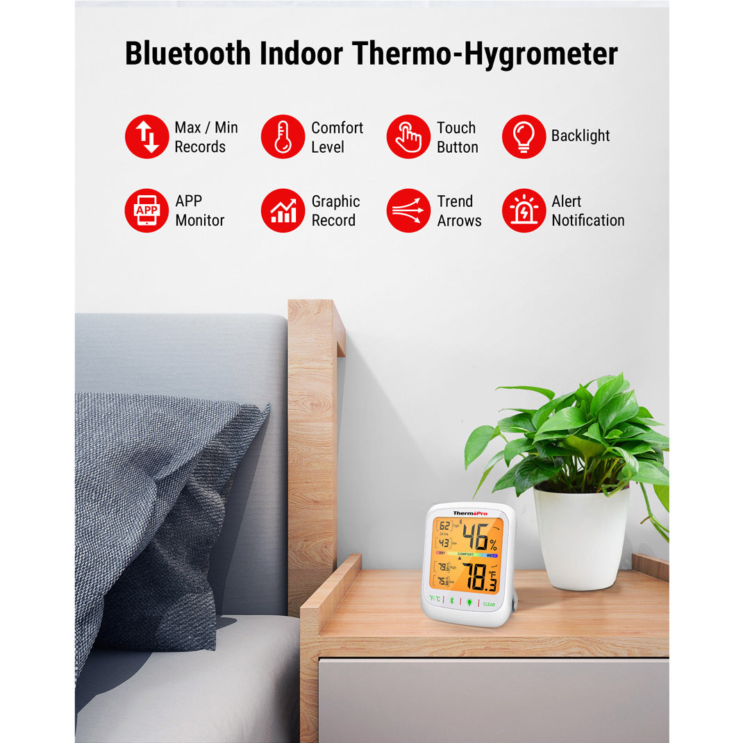 TP359 Bluetooth Indoor Hygrometer Thermometer