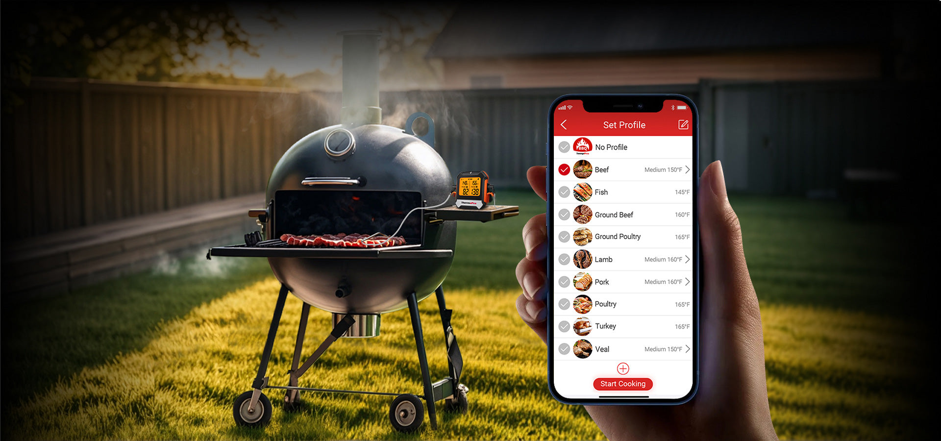 TP904 Wireless Meat Thermometer