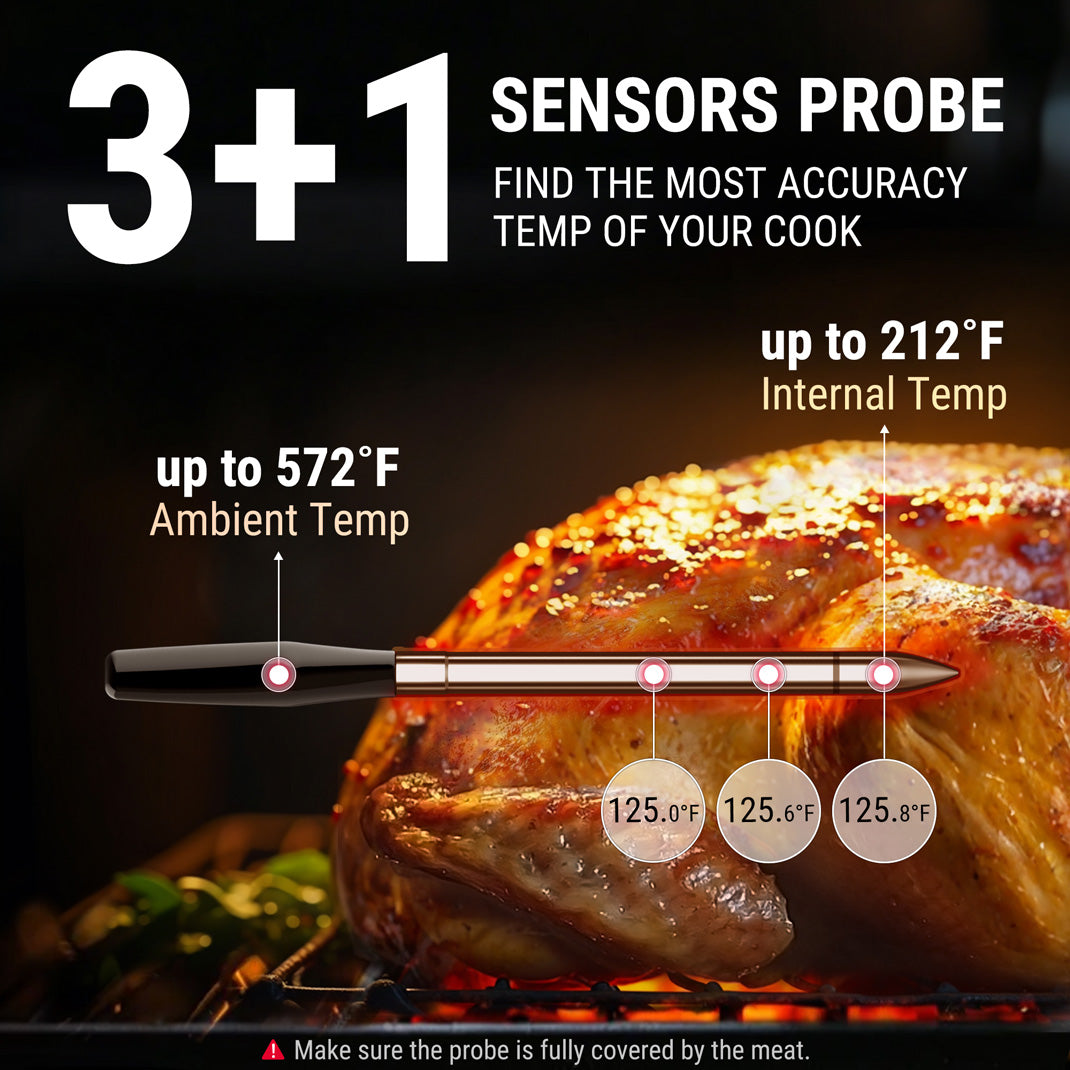 TP980 TempSpike Pro Wi-Fi Meat Thermometer-2 Probes