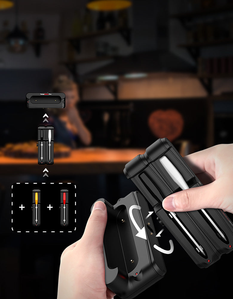 Value Pack: TP980 TempSpike Pro Wi-Fi Meat Thermometer-3 Probes & A100 Grill Lights