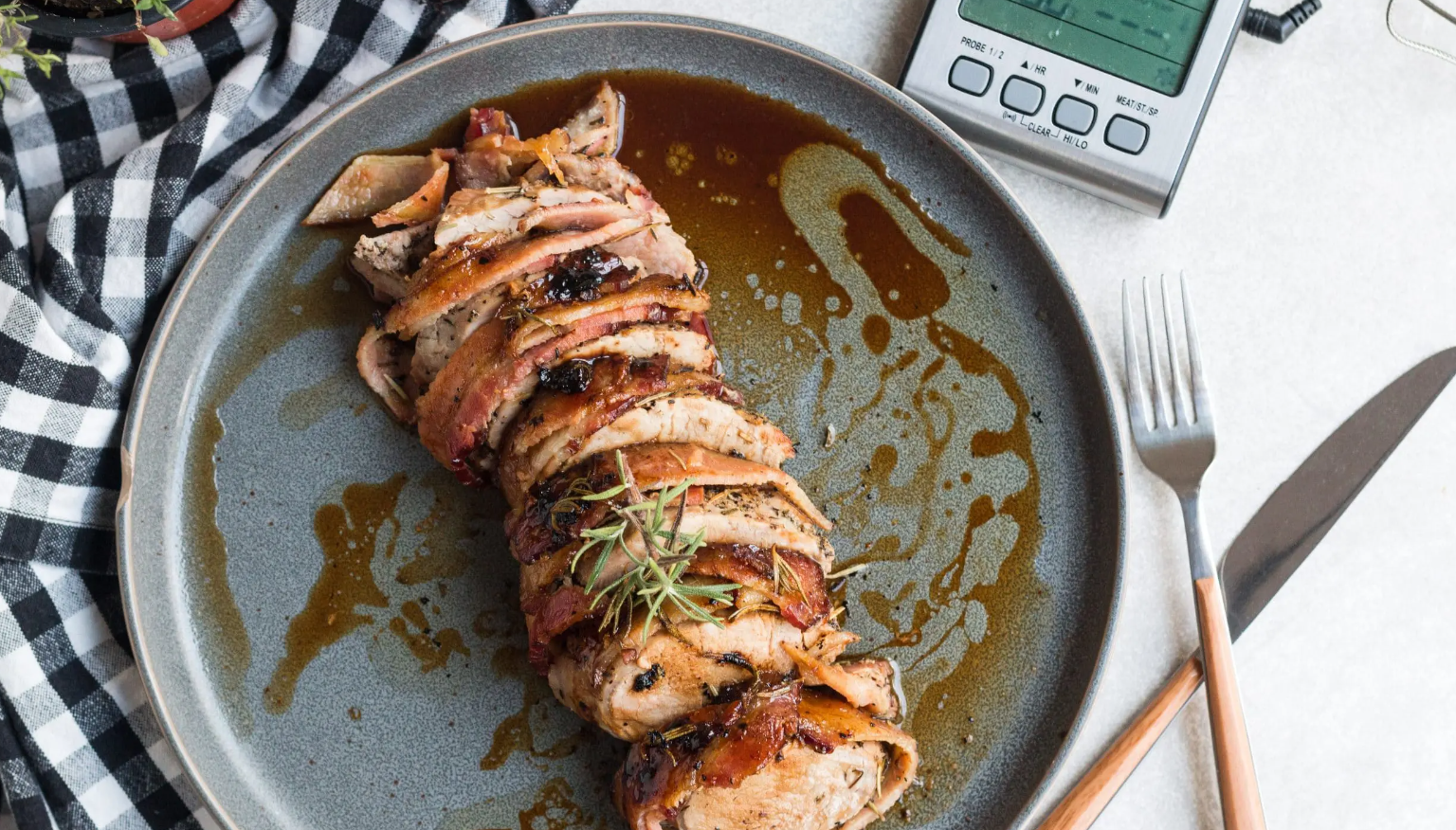 Bacon Wrapped Pork Tenderloin
