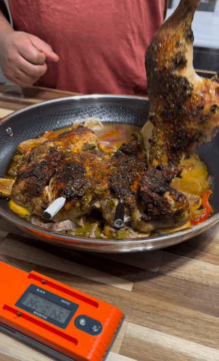 Caribbean-Inspired Roasted Chicken with Green Seasoning