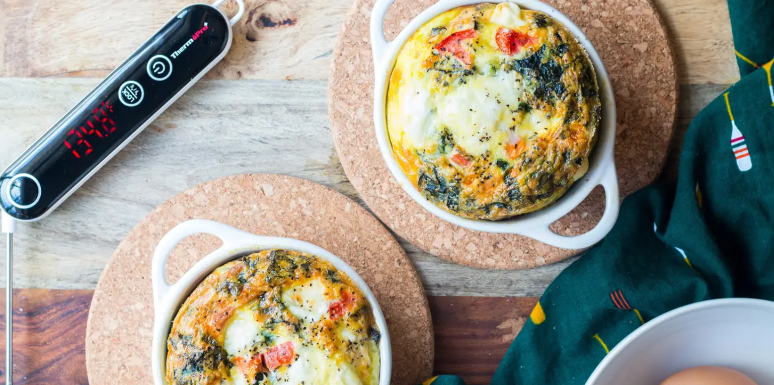 Mozzarella Veggie Egg Bake