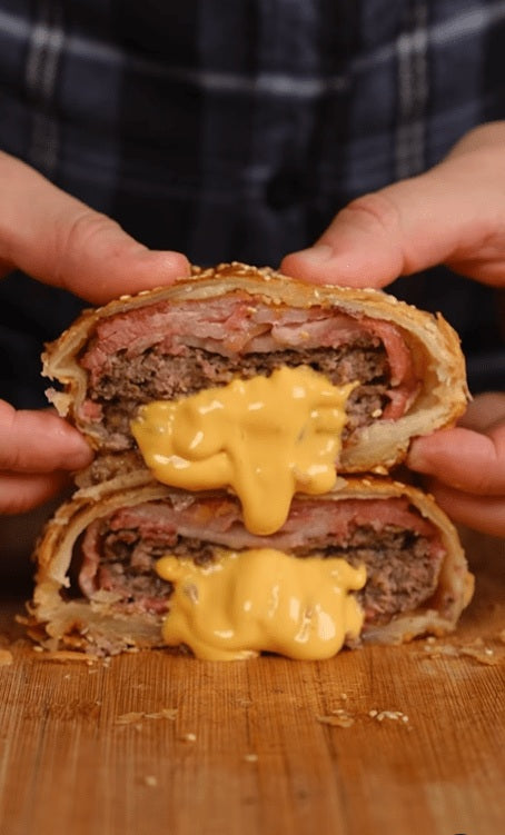 Mini Bacon Cheeseburger Wellingtons