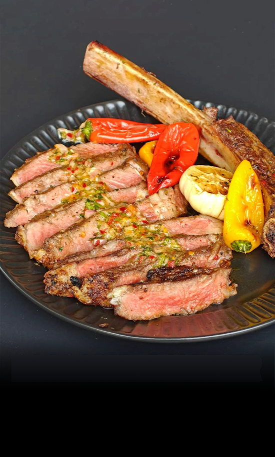 Smoked Butter Rib Eye Steak
