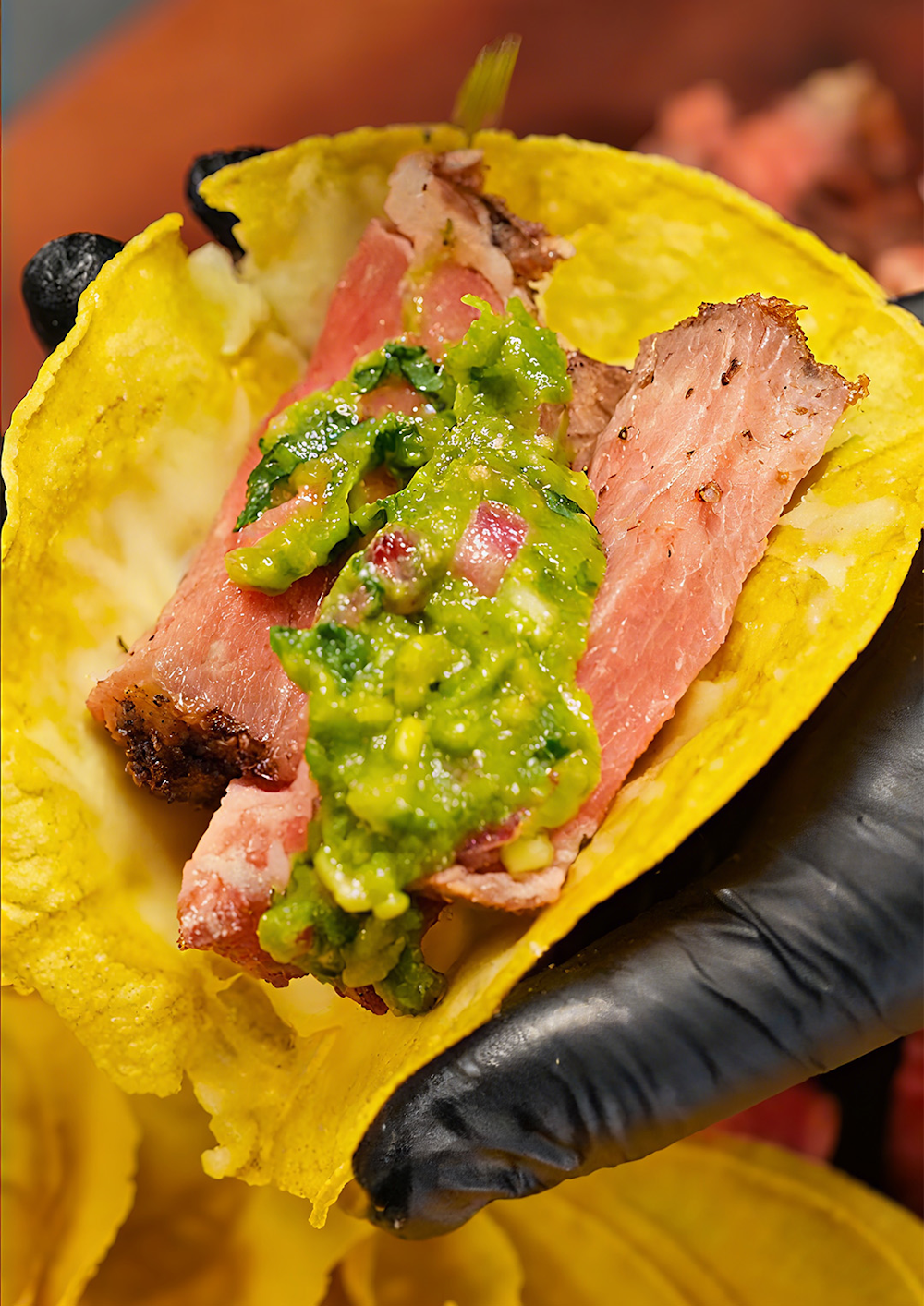 Tacos au steak 