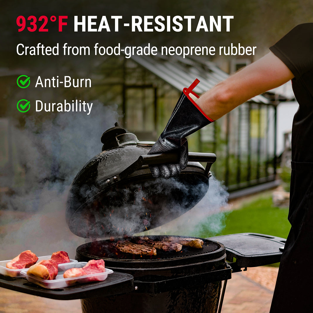 Pack économique : thermomètre à viande Bluetooth TP972 Twin TempSpike Plus et gants de barbecue résistants à la chaleur TP100