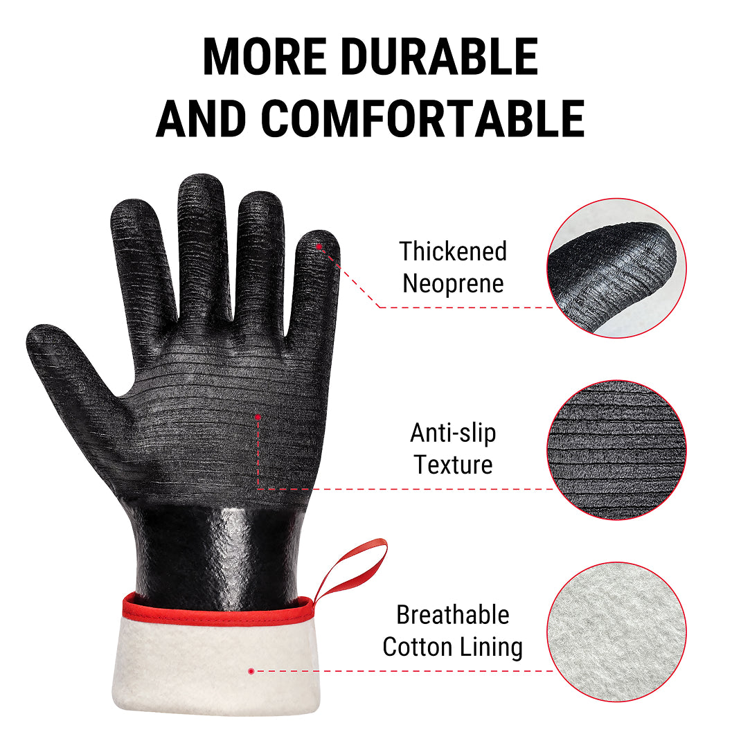 Pack économique : thermomètre à viande à lecture instantanée TP620 et gants de barbecue résistants à la chaleur TP100 (932 °F)