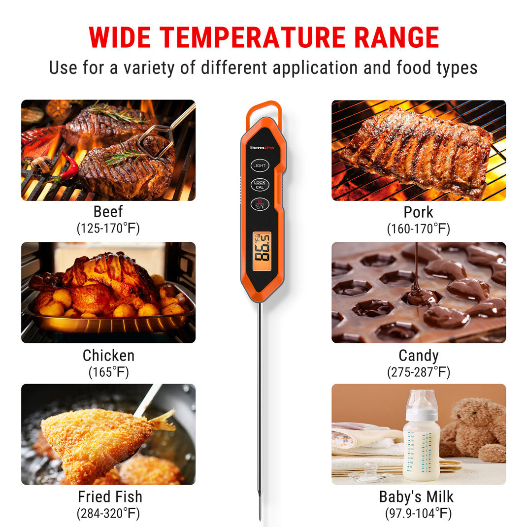 Thermomètre à viande à lecture instantanée TP15H