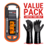 Value Pack: ThermoPro TP972 Twin TempSpike Plus 600-ft Bluetooth Meat Thermometer & ThermoPro TP100 Heat Resistant BBQ Gloves