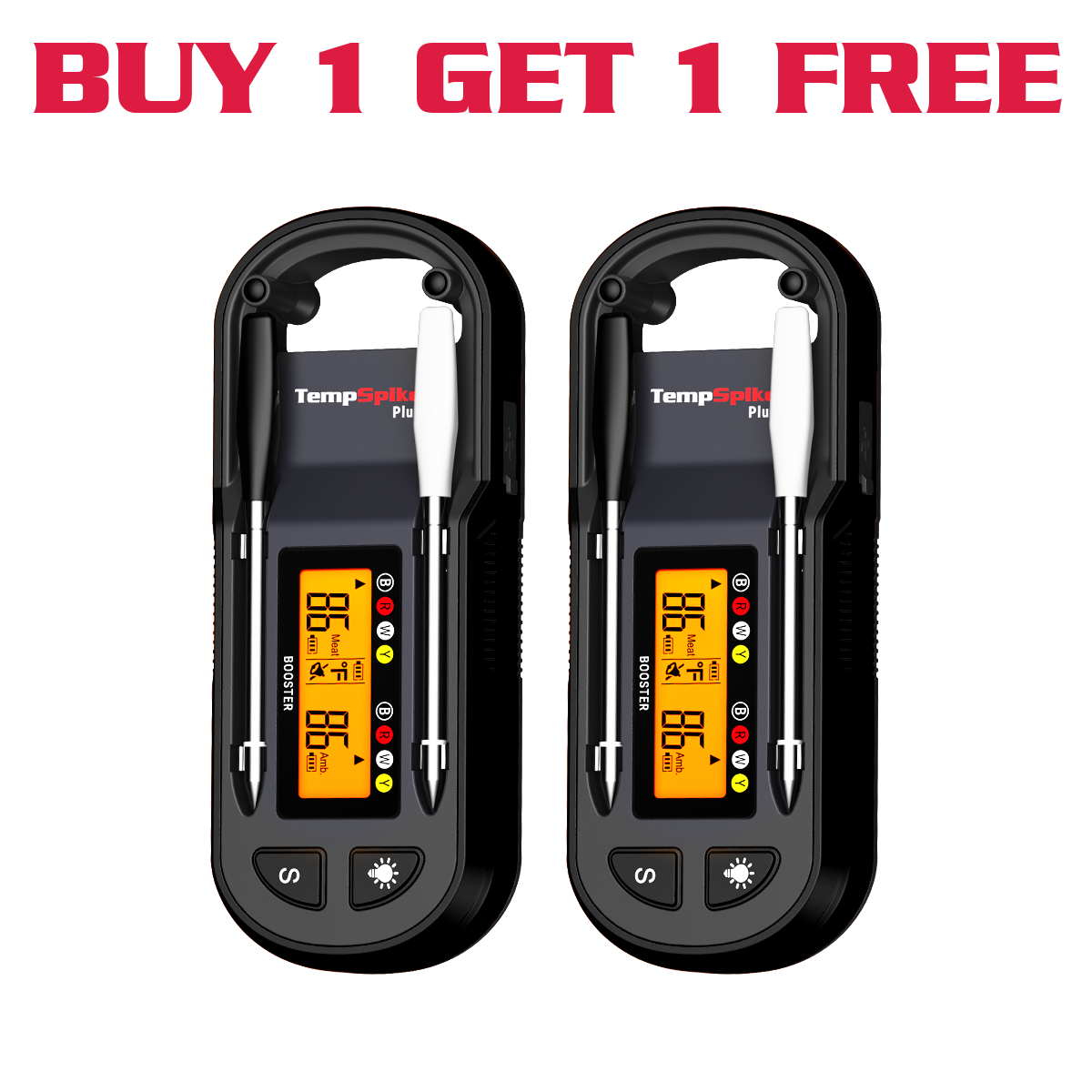Buy 1 Get 1 FREE-TP972W Twin TempSpike Plus Wireless Meat Thermometer