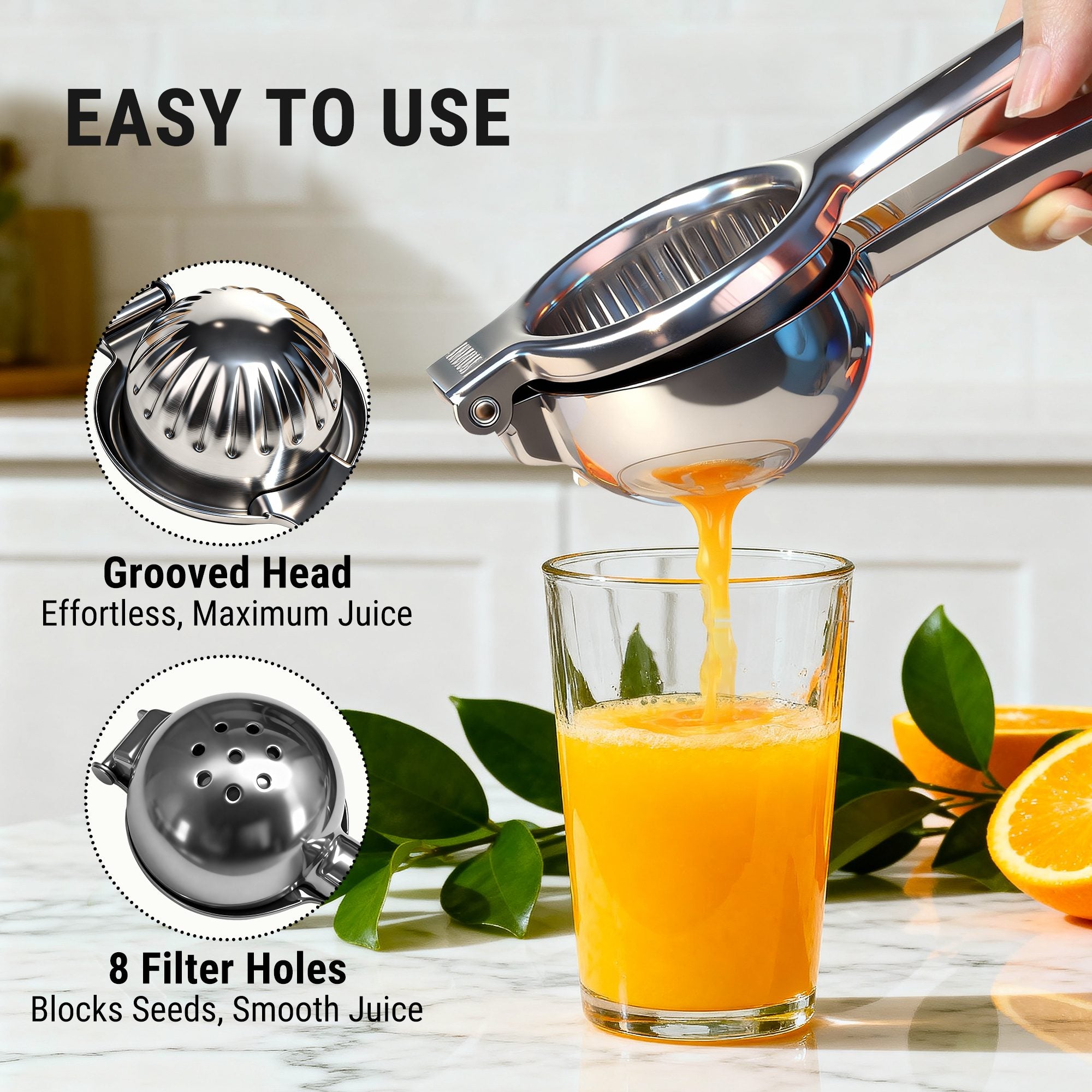 ThermoPro ALS150 304 Stainless Steel Hand Press Squeezer