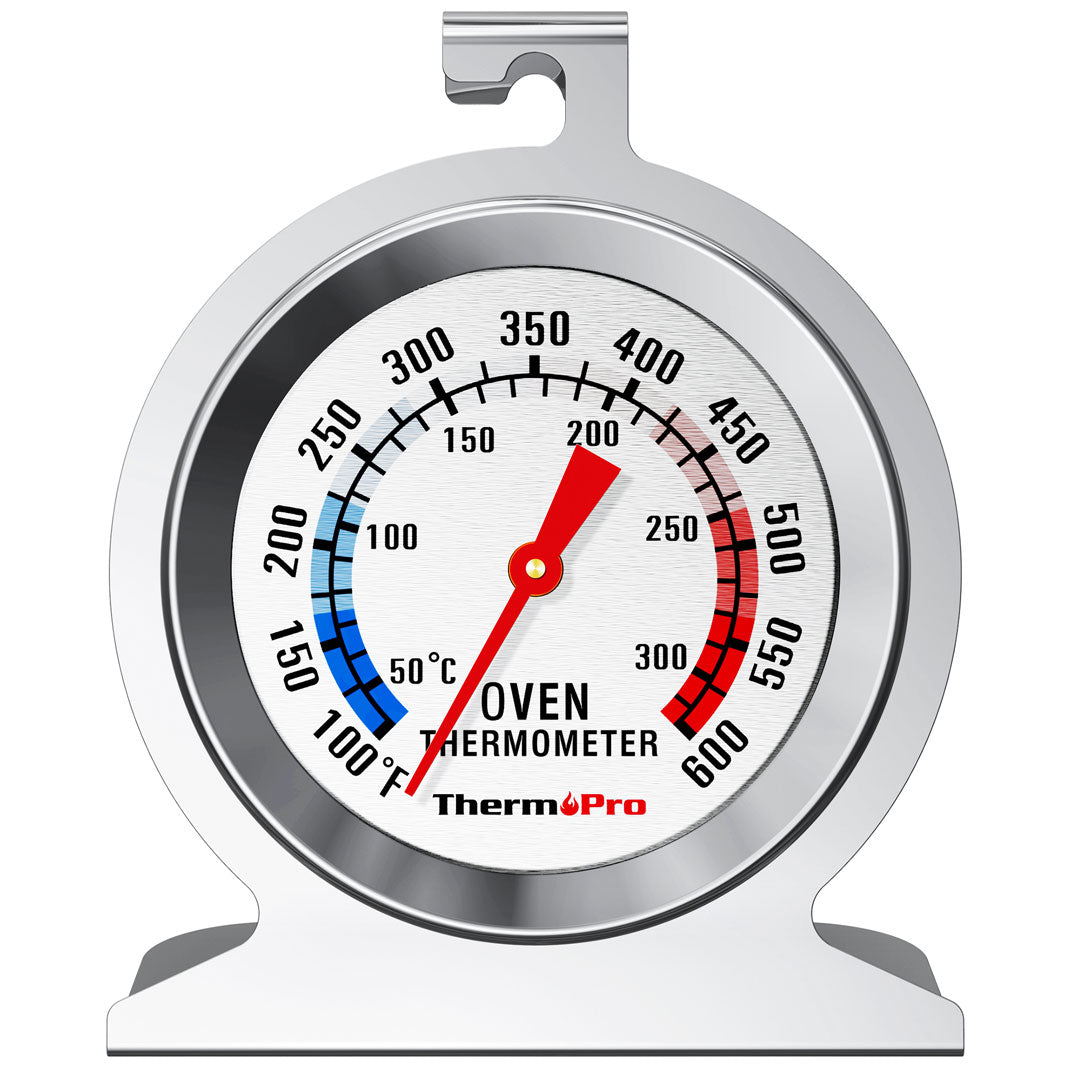 ThermoPro AOT200 Oven Thermometer, 0-300°C/100-600°F Smoker Temperature Gauge