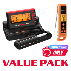 Value Pack: TP980 TempSpike Pro Wi-Fi Meat Thermometer-2 Probes & TP420 2-in-1 Instant Read Thermometer