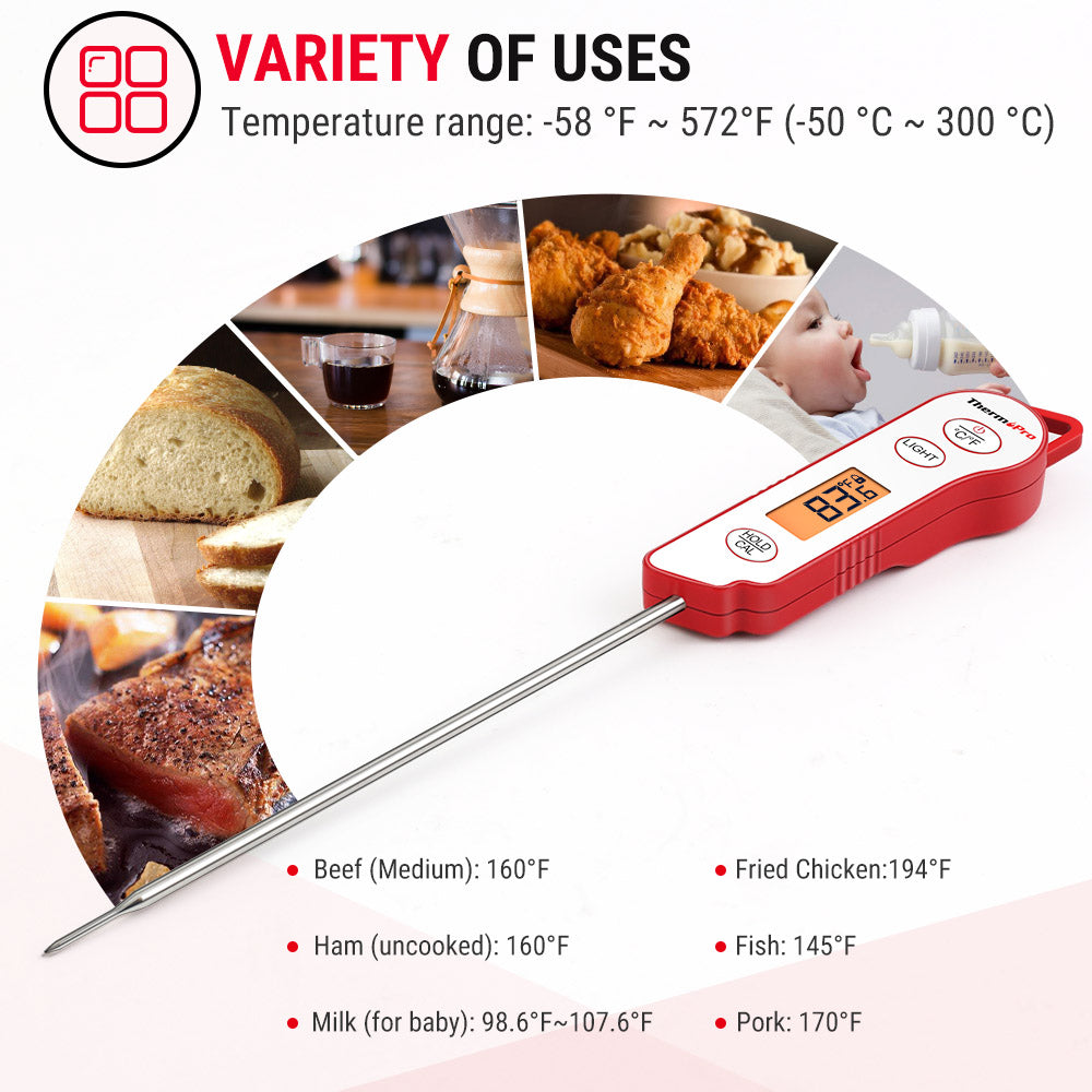 TP15 Waterproof Instant Read Thermometer