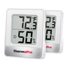 Hygromètre-thermomètre d'intérieur numérique TP49W (lot de 2)