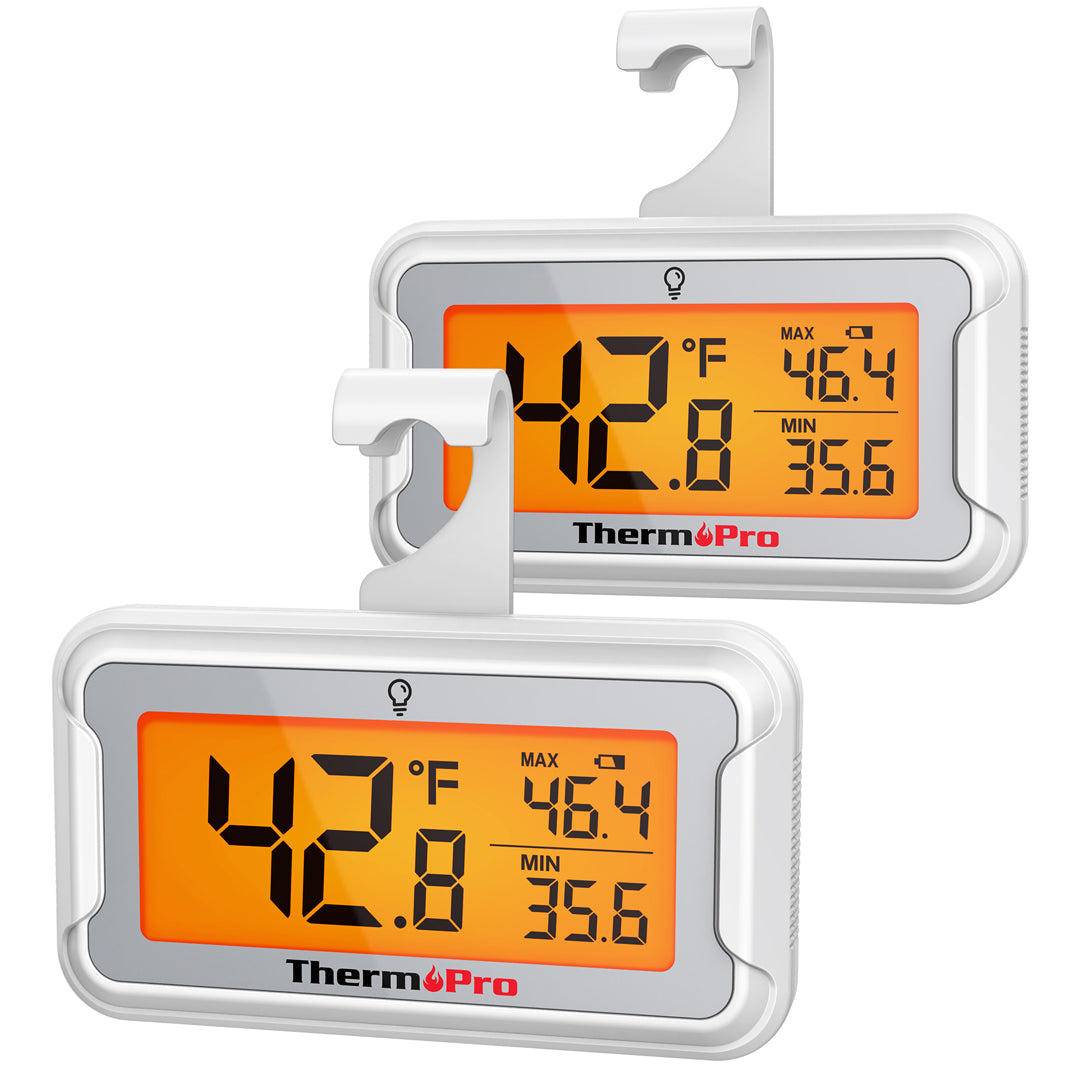 Lot de 2 thermomètres pour réfrigérateur TP110