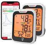 Thermomètre et hygromètre d'intérieur Bluetooth TP358 (lot de 2)