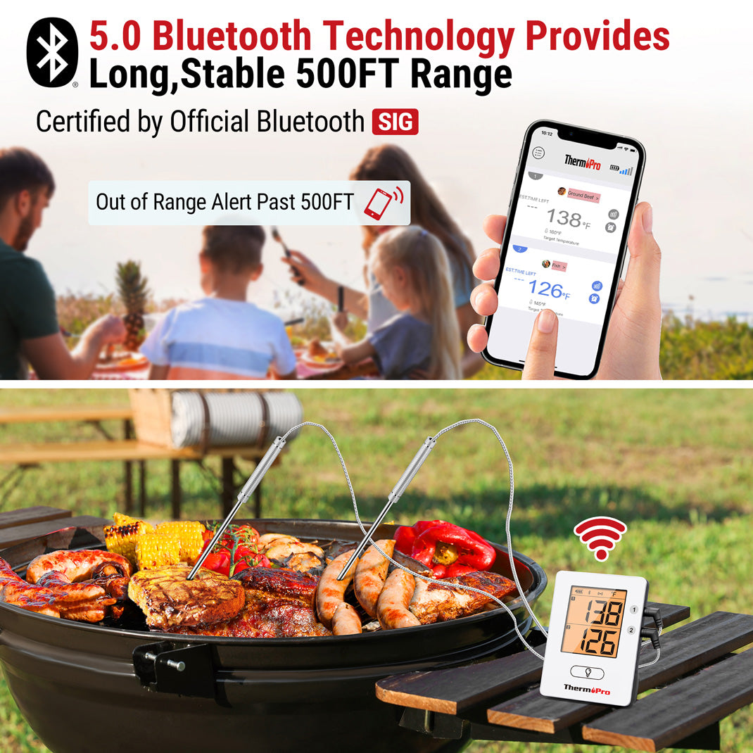 TP910 650FT Bluetooth Meat Thermometer
