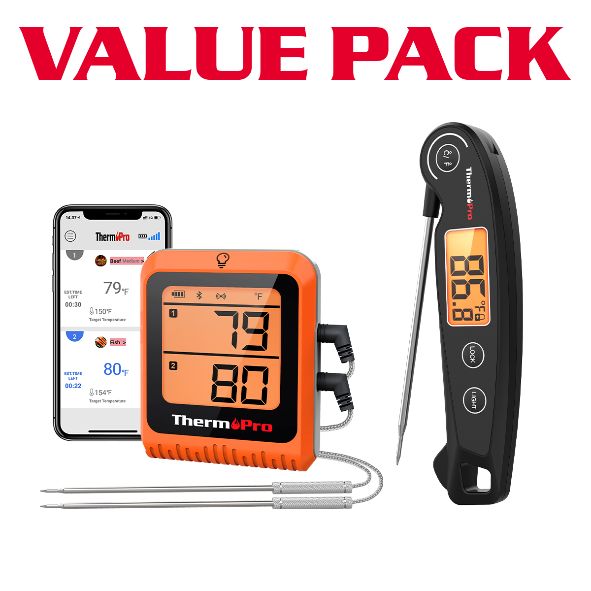 Value Pack: ThermoPro TP920 & ThermoPro TP605