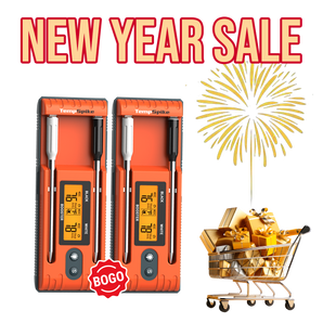 Oferta especial de Halloween: compre 1 y llévese 1 GRATIS: termómetro inalámbrico para carne TP962 Twin TempSpike y obsequio especial de Halloween