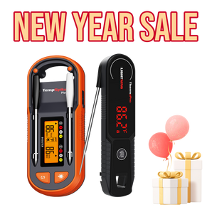 Paquete económico: termómetro inalámbrico para carne TP972 Twin TempSpike Plus y termómetro de lectura instantánea ThermoPro TP622 Lightning