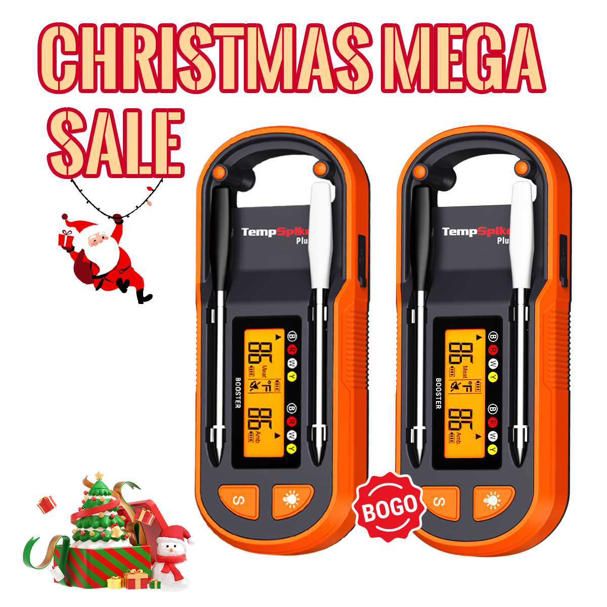 Buy 1 Get 1 FREE-TP972 Twin TempSpike Plus Wireless Meat Thermometer