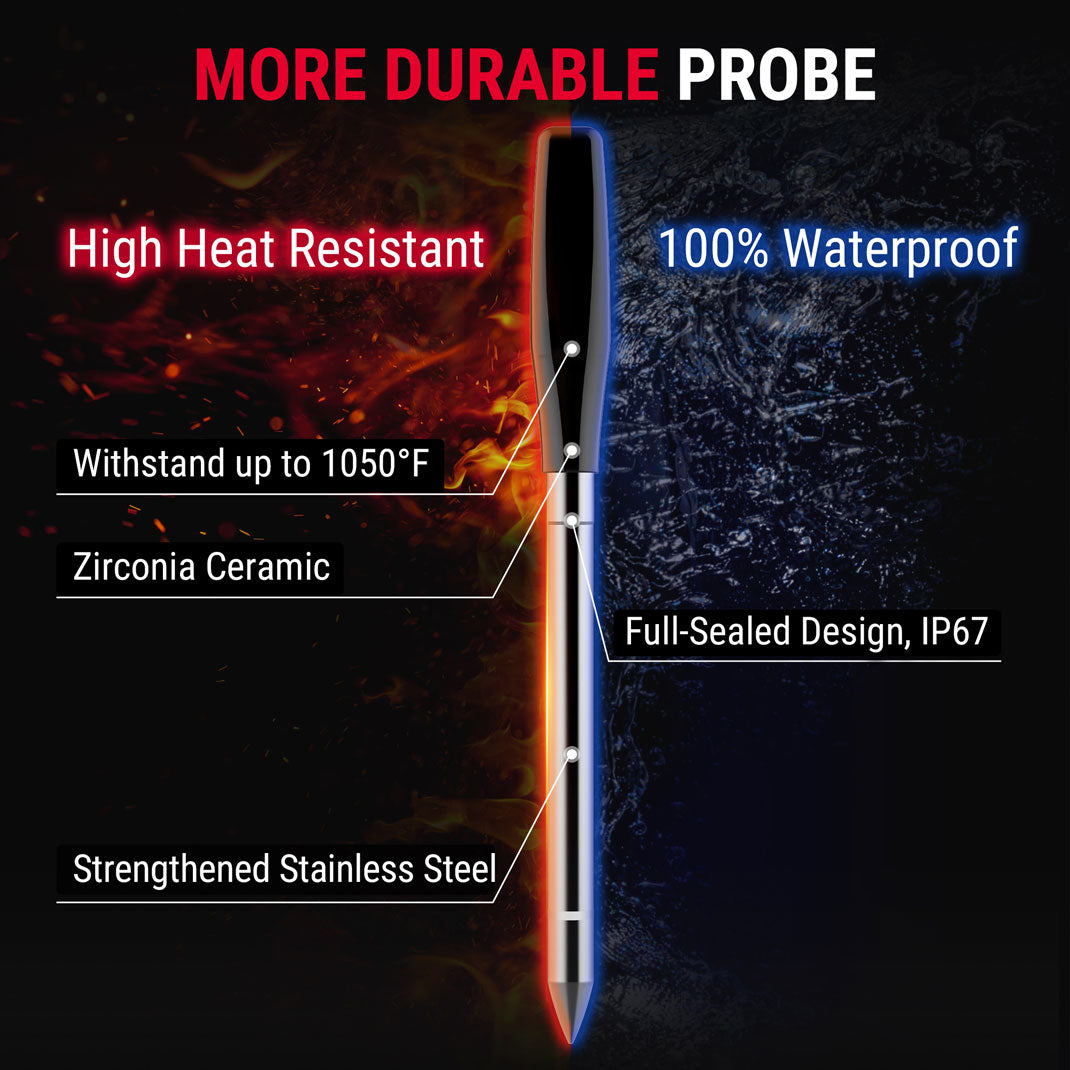 Buy 1 Get 1 FREE-TP972W Twin TempSpike Plus Wireless Meat Thermometer