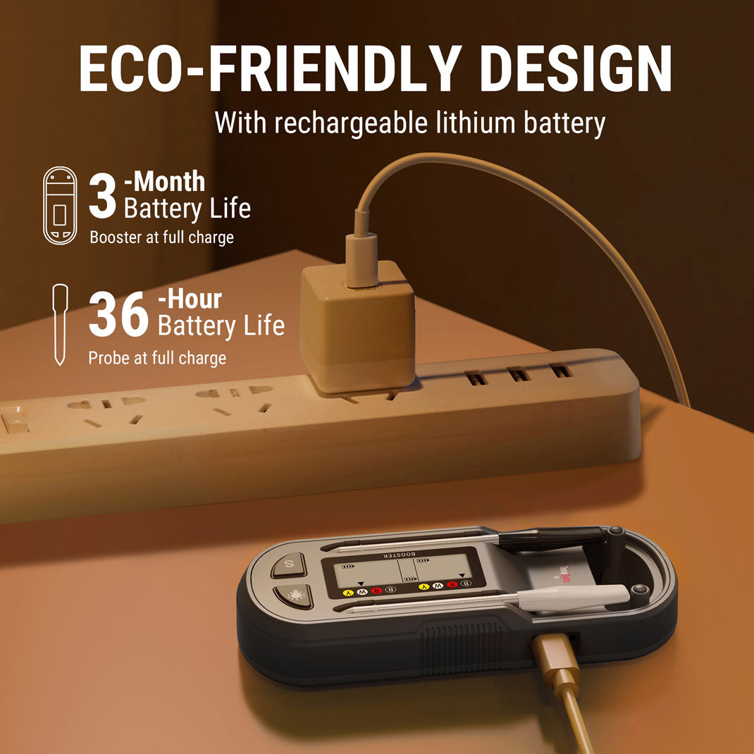 Buy 1 Get 1 FREE-TP972W Twin TempSpike Plus Wireless Meat Thermometer