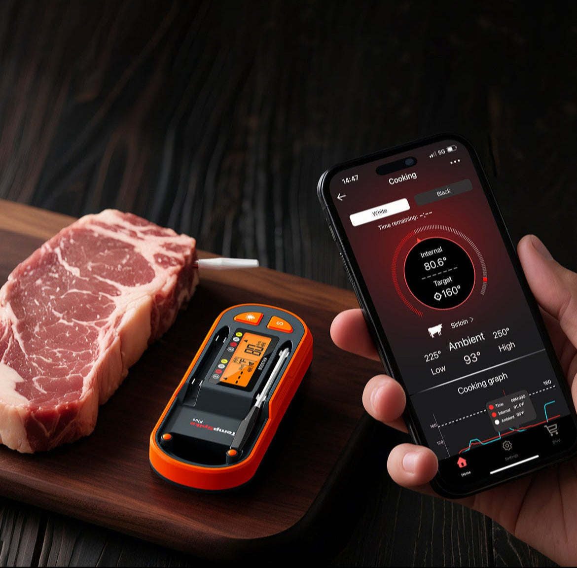 TP972 Twin TempSpike Plus Bluetooth Meat Thermometer