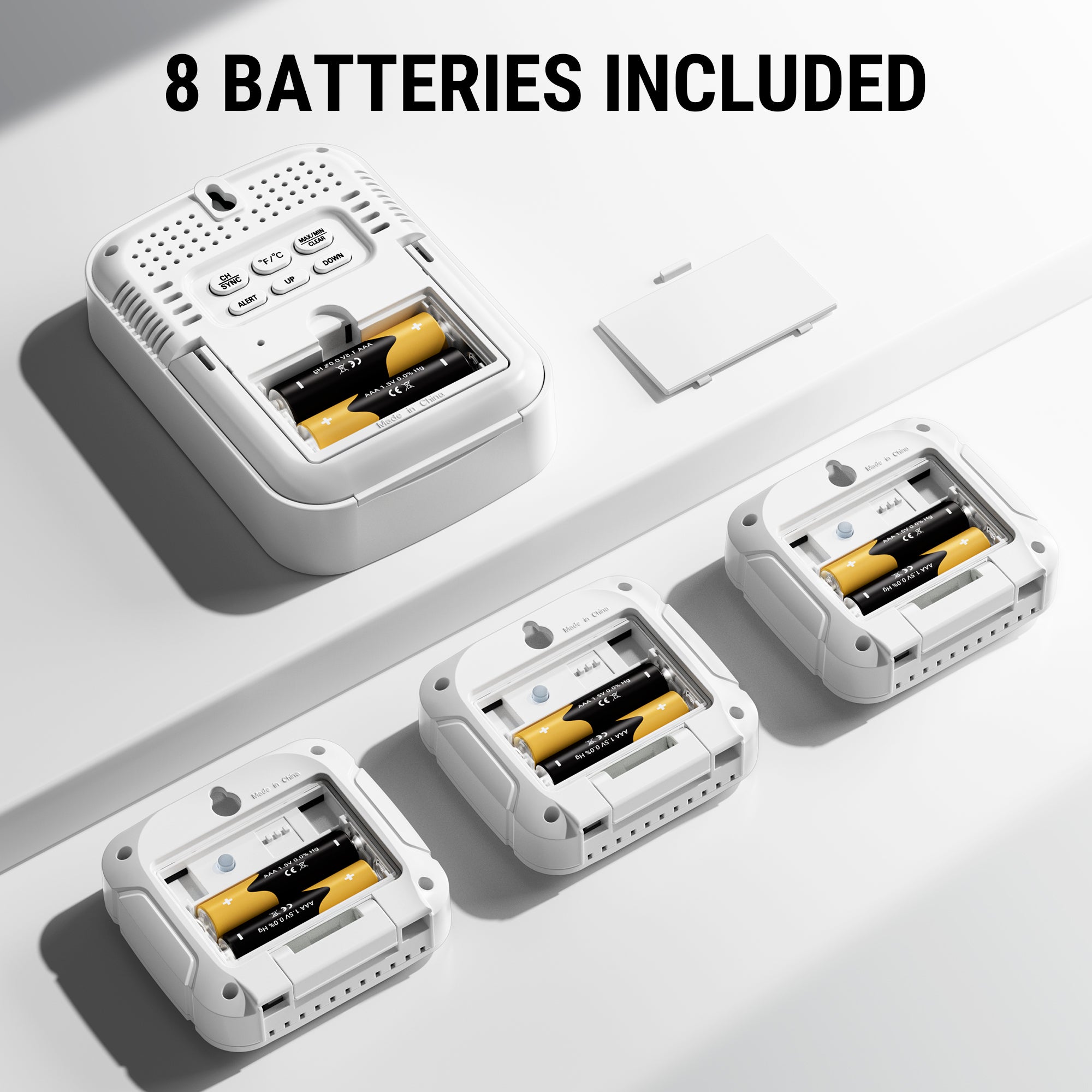 ThermoPro TP220B Wireless 500FT Hygrometer/Thermometer with 3 Sensors