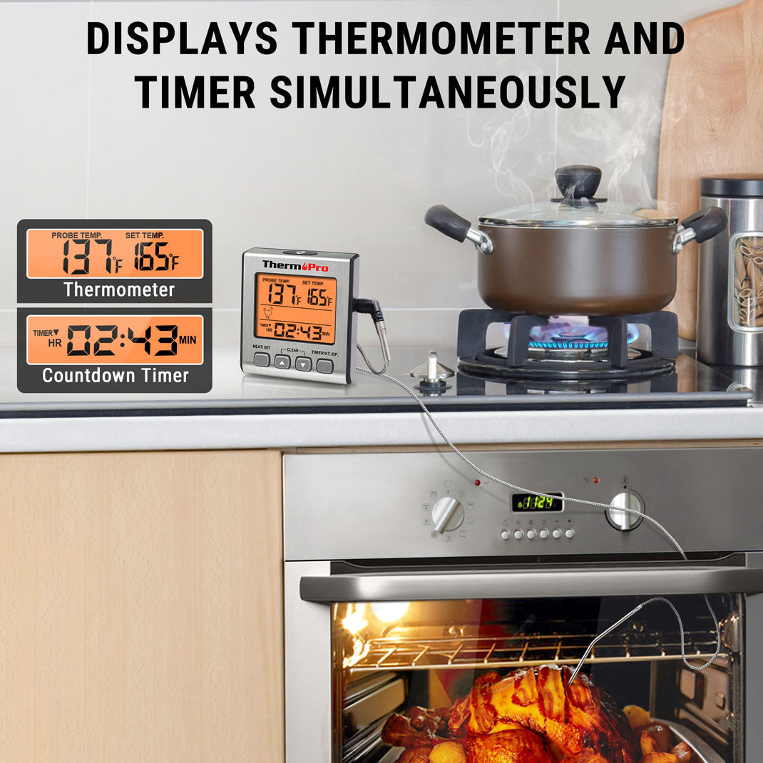 Thermomètre à viande sans rinçage TP16S