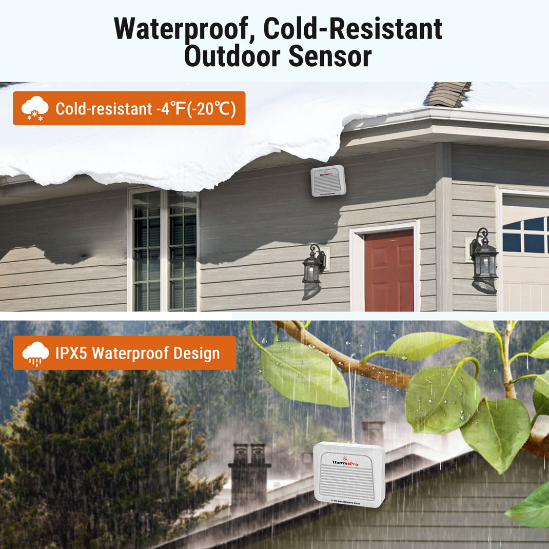 TP260B Wireless Indoor Outdoor Thermometer Hygrometer