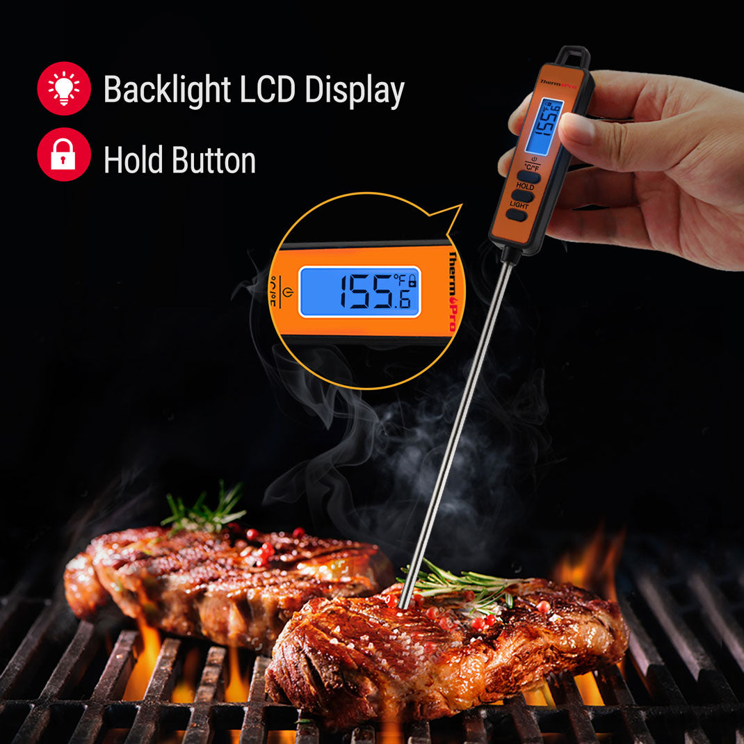 Value Pack – TP30 Infrared Thermometer Gun & TP01S Instant-Read Meat Thermometer