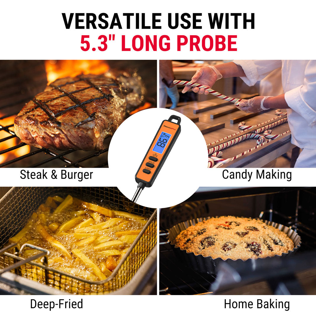 Pack économique : thermomètre infrarouge TP30 et thermomètre à viande à lecture instantanée TP01S