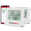 Termómetro higrómetro Bluetooth para interiores ThermoPro TP357 (paquete de 2)