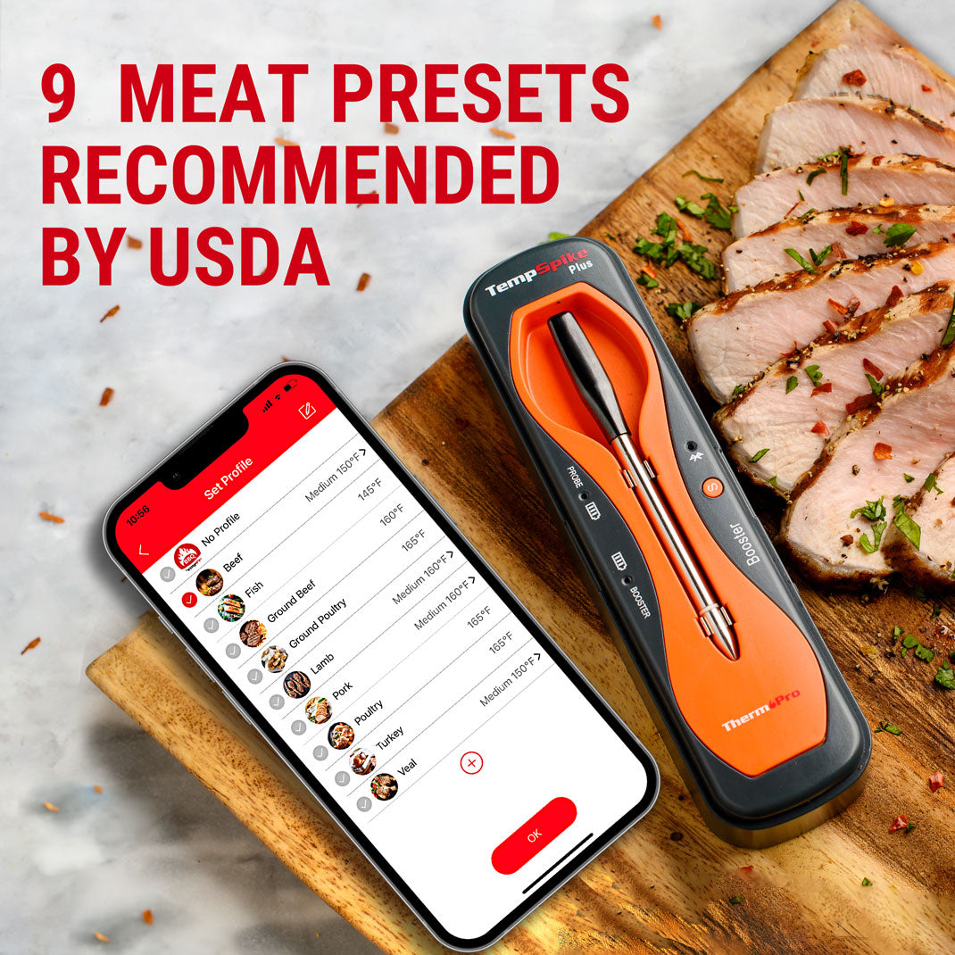 Thermomètre à viande Bluetooth TP970 TempSpike Plus