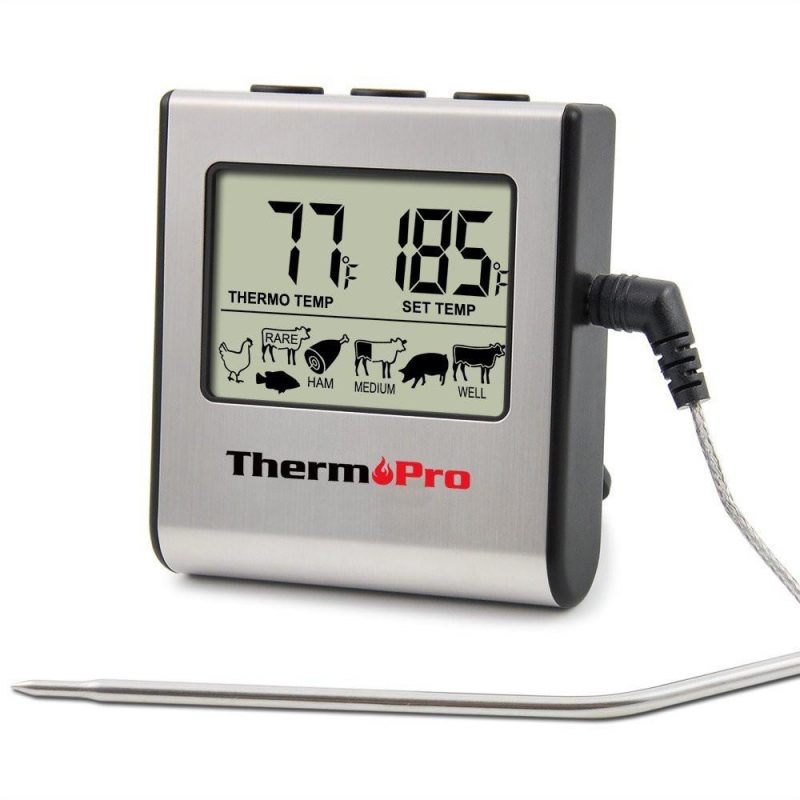 Wireless BBQ Meat Thermometer Electronic Display Thermometer Food Thermometer 