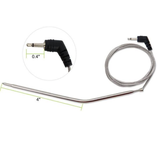 TPW01 Stainless Steel Replacement Food Probe Dimensions
