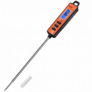 Hotloop Digital Oven Thermometer Timer Mode Meat Thermometer with Probe up to 572°F/300°C 