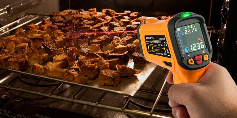 Infrared thermometers measure the surface temperature2