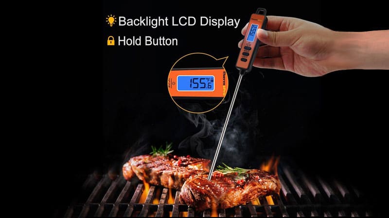 check meat temperature with ThermoPro