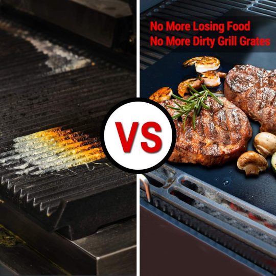 no grilling mat vs using grill mat