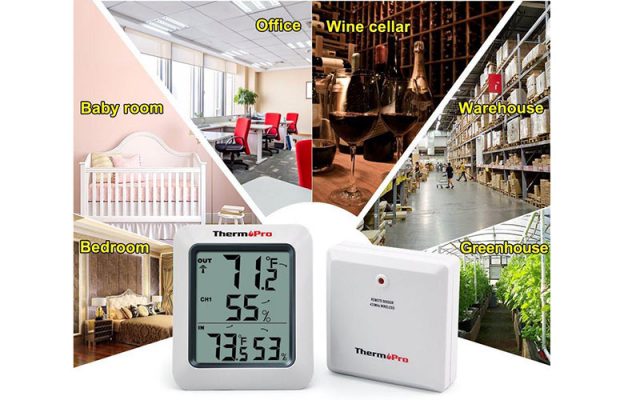 ThermoPro TP-63 Hygrometer use for both outdoor and indoor