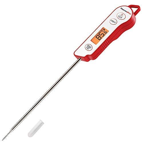 Digital Meat Thermometer Waterproof Instant Read Gauge Calibration Backlight 