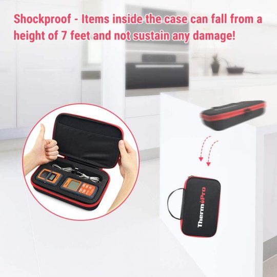 shockproof thermometer storage case