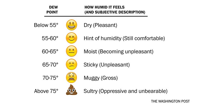humidity chart