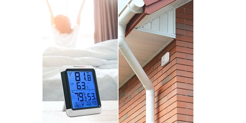 where to put ThermoPro indoor outdoor thermometer