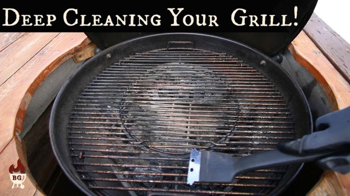 deep clean your grill