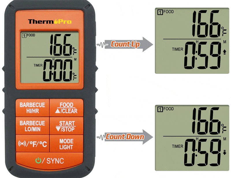 thermometers with recording feature